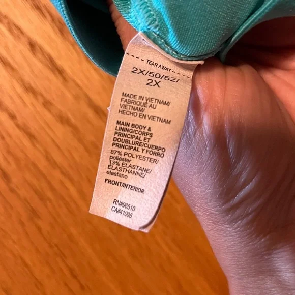 Under Armour Teal and Lime Sports Bra - Picture 8 of 8